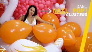 Dani Radiant Nail Pop Delight with Orange Pic Pic 16" Balloons