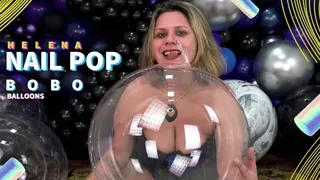 Helena's Transparent Delight Nail Pop Bobo Balloons