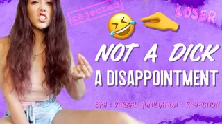 Not A Dick - A Disappointment