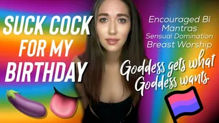 Suck Cock for My Birthday