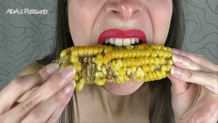 Biting a cob