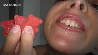 The cruel bites: tearing apart gummy bears