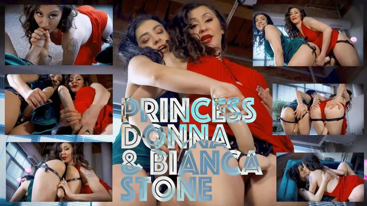 Feminization LezDom Strap-on POV Fantasy with Princess Donna and Bianca Stone