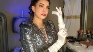 Worship my gloves and satin covered hands Tease & Denial FinDom POV
