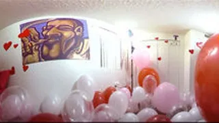 KASSEY STARR VALENTINES DAY ROOM OF BALLOONS - 360 VR VERSION