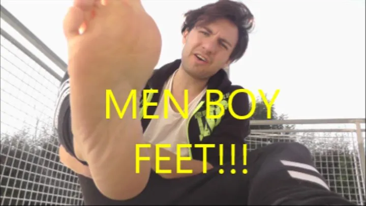 MEN BOY Feet! Giving All to Me! Slave!