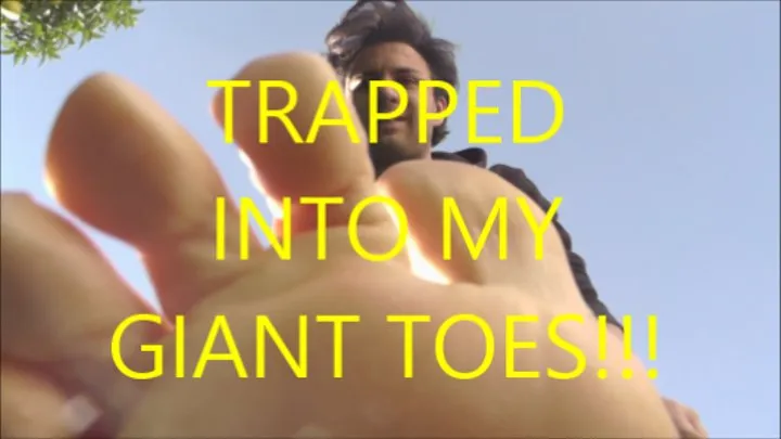 MEN BOY Trapped Into my GIANT TOES!!!