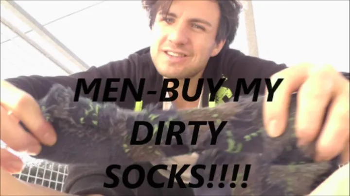 MEN BOY Buy My Dirty SOCKS!!!