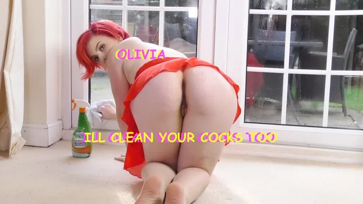 ILL CLEAN FOR YOU AND SUCK YOUR SHABBY COCK