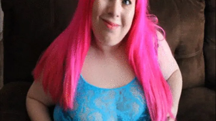 Pink Hair BBW Jerk Off Encouragment