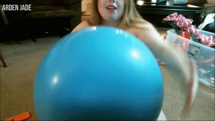 Blue Balloon Blow Up & Hug