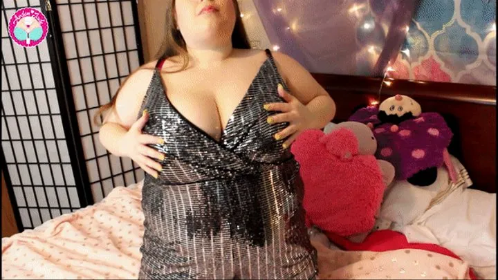 Sparkly Romper Glass Dildo & Hitachi