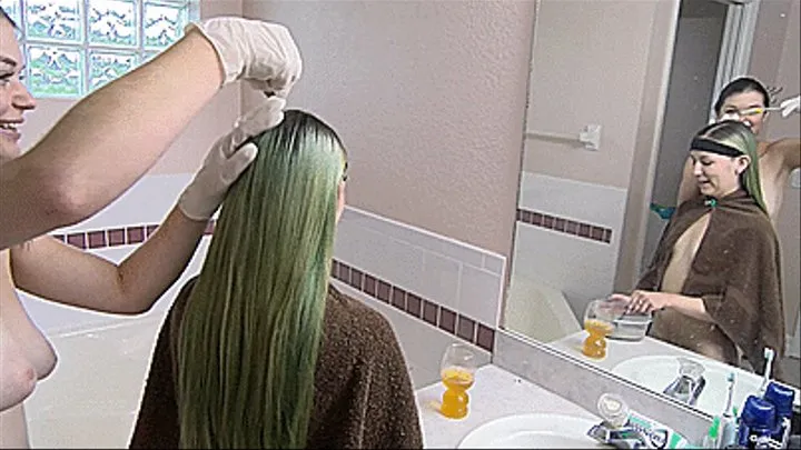 Dyeing Erin Rodgers' Hair Part 1