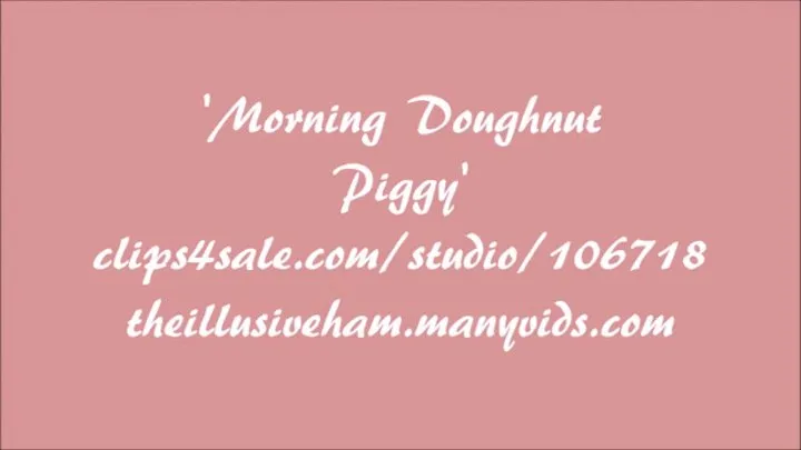 Morning Doughnut Piggy