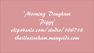 Morning Doughnut Piggy