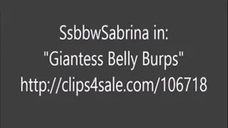 Giantess Belly Burps