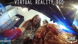 VR360 - The Thanksgiving Feast ft. Giantesses Sydney Screams & Miss Jane - - 0290