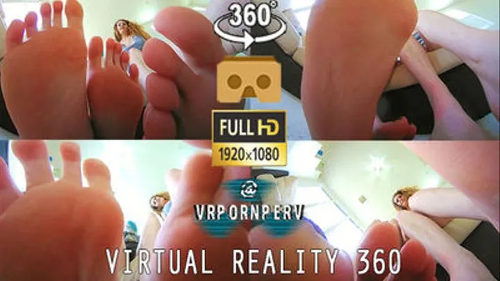 VR360 - Shrunken Cousin Foot Crush ft. Lux Liv3s & Miss Starlight - - 0131