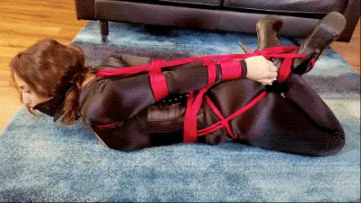 Karly Salinas.. Hogtied in Black Spandex