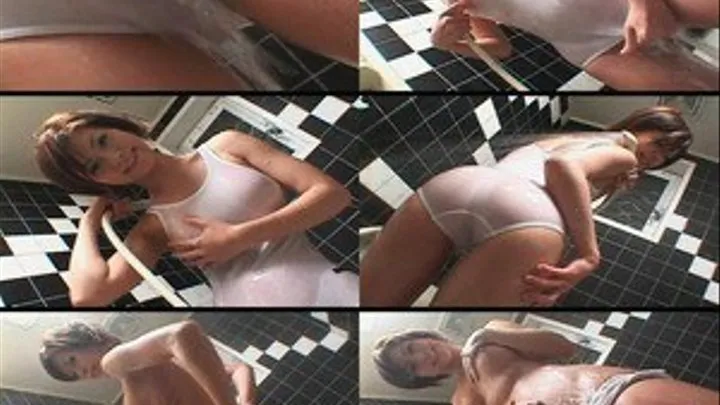 See-through suit body washing!