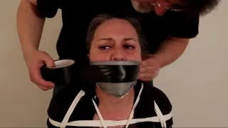 Genevieve - Massively Gagged and Secured