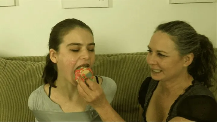 Step-Mother and Step-Daughter's Bound and Gagged Bonding Time