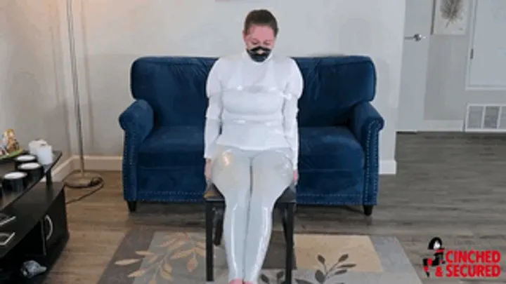 Minx Grrl - Multi Layer Chair Mummification and Gag