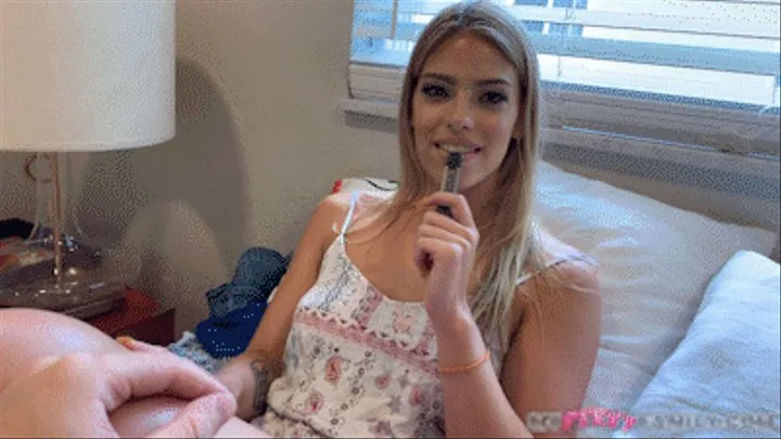 Vaping Makes My Step-Sis Leah Horny