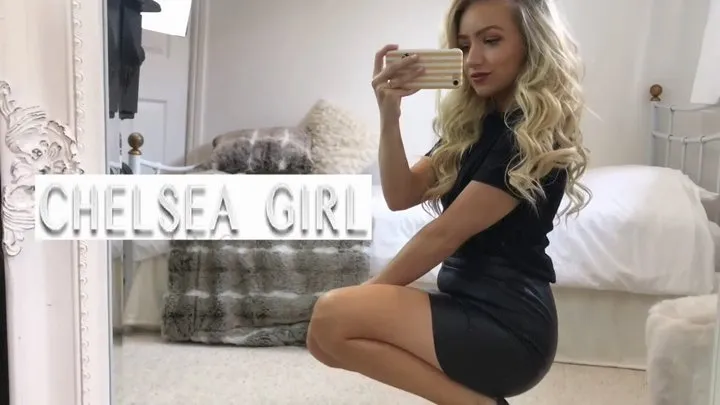 Chelsea's Silver Skirt Face Sitting With No Panties