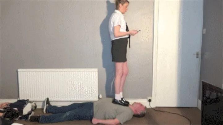 Schoolgirl Chelsea Chest Trample