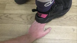 Nike Sneakers Fingers & Hand Trampling