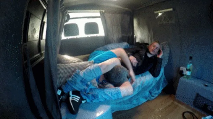 Between Her Legs In The Camper Van