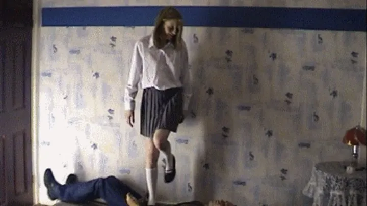 Chelsea School Girl Skinny Slave Jump