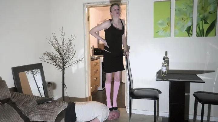 Chelsea's Pink Socks & High Heels Head Trample