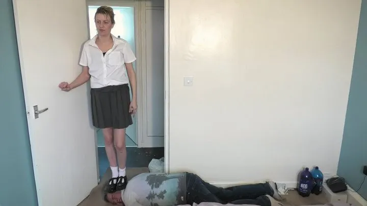 Head Trampling Schoolgirl