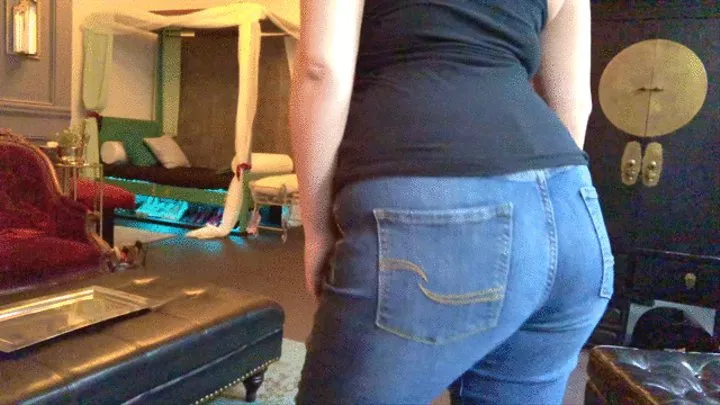 Tight Denim Jeans Ass Worship