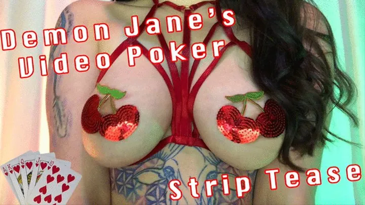 Video Poker Strip Tease Round 2