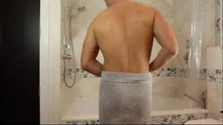 Sean Lawless Blows Huge Load after shower and Jerking off!