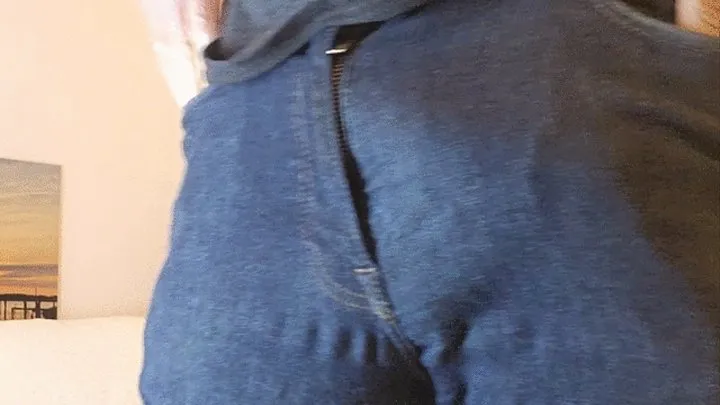 Big visible dick print