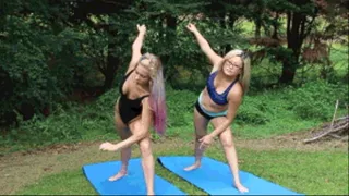 Two Girlfriend Yoga - Little Mina & Anabelle Pync