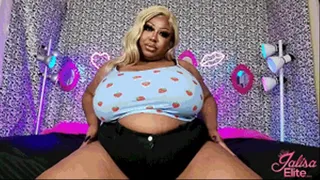 Ebony BBW Daisy Dukes Facesit Fantasy