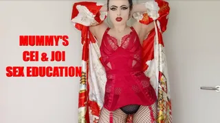 Step-Mommy's CEI & JOI Sex Education
