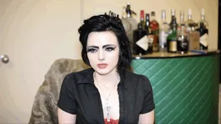 Sneezing and Coughing - Hot sneezing gothic girl