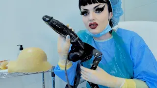Sex Education - Gloves and Silicone Pussy