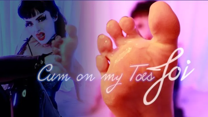 Cum on my Toes JOI