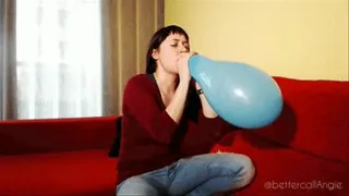 Ballooning! My first looner clip blowing up balloons until they pop in my face! So scared shitless