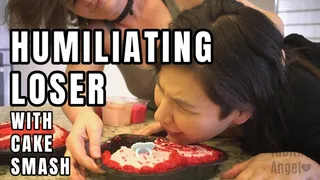 Humiliating Loser with Cake Smash