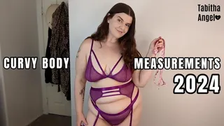 Curvy Body Measurements 2024