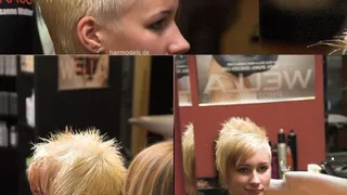 488 Sonja going blonde Part 4 cut and blow