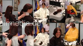 839 Nicole hobbybarber haircut long to short and buzz